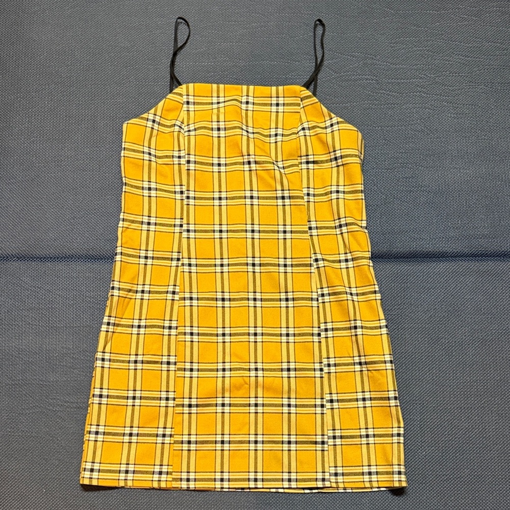 Cher from Clueless inspired Yellow Plaid Dress